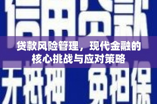 歙县贷款风险管理，现代金融的核心挑战与应对策略
