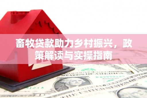 歙县畜牧贷款助力乡村振兴，政策解读与实操指南