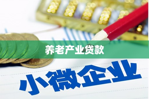歙县养老产业贷款